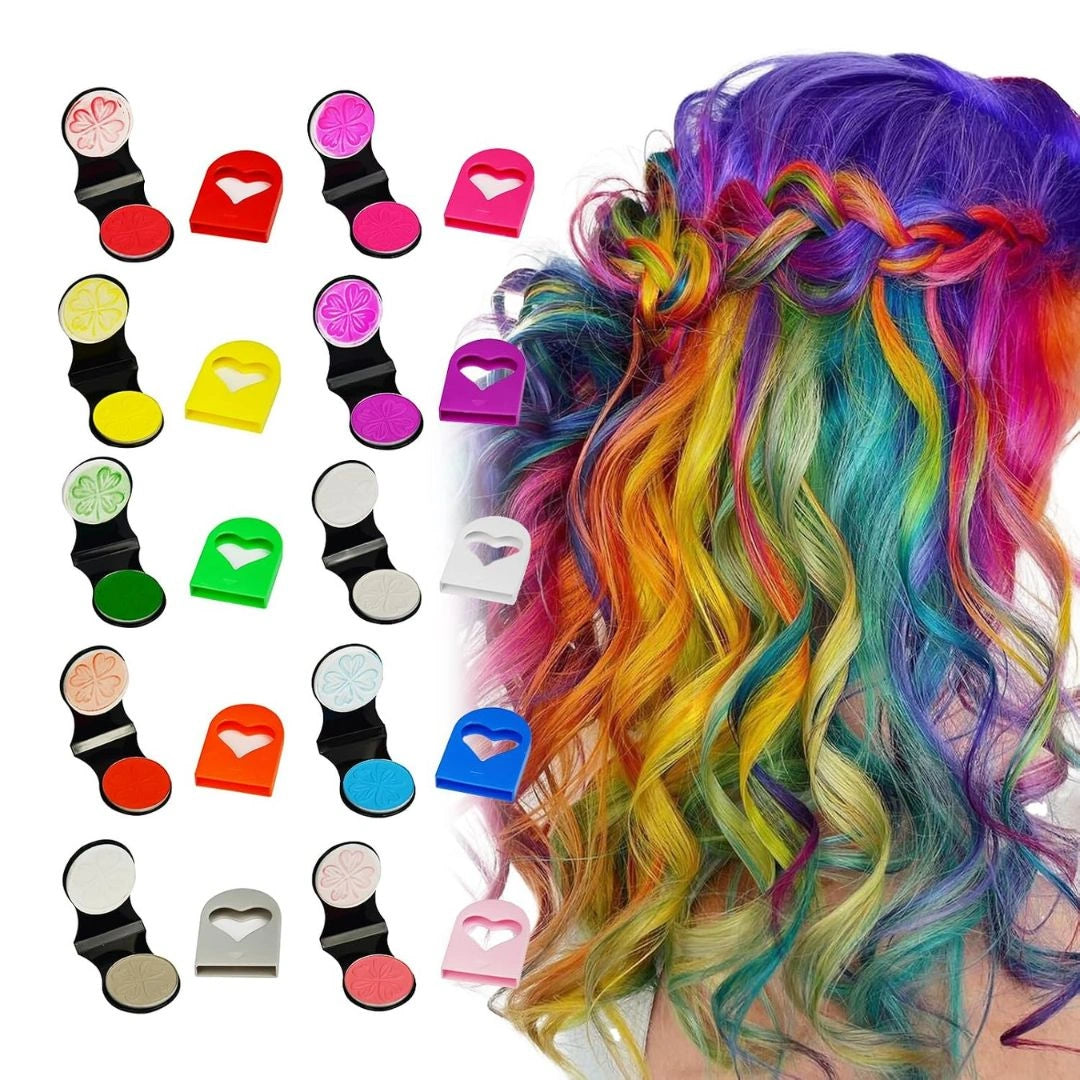 Hair chalk for girls washable set